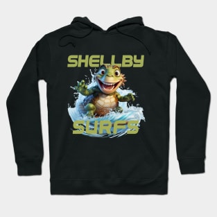 Aquatic Glide Waves Surfing Tee "Shellby" Hoodie